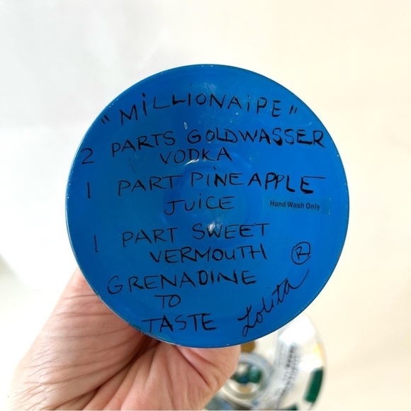 2x Millionaires Martini glass by Lolita made in USA - Picture 3 of 5